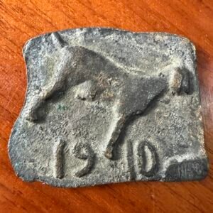 Souvenir de ficha de Hacienda