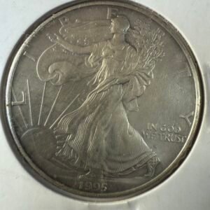 1 Oz. Plata Pura 999 Walking Liberty 1995