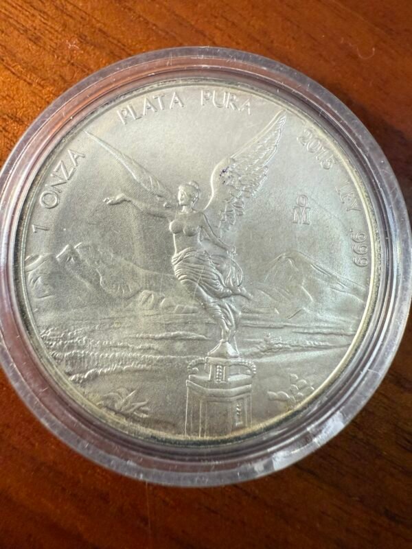 1 Onza Libertad Plata Pura 999 2015