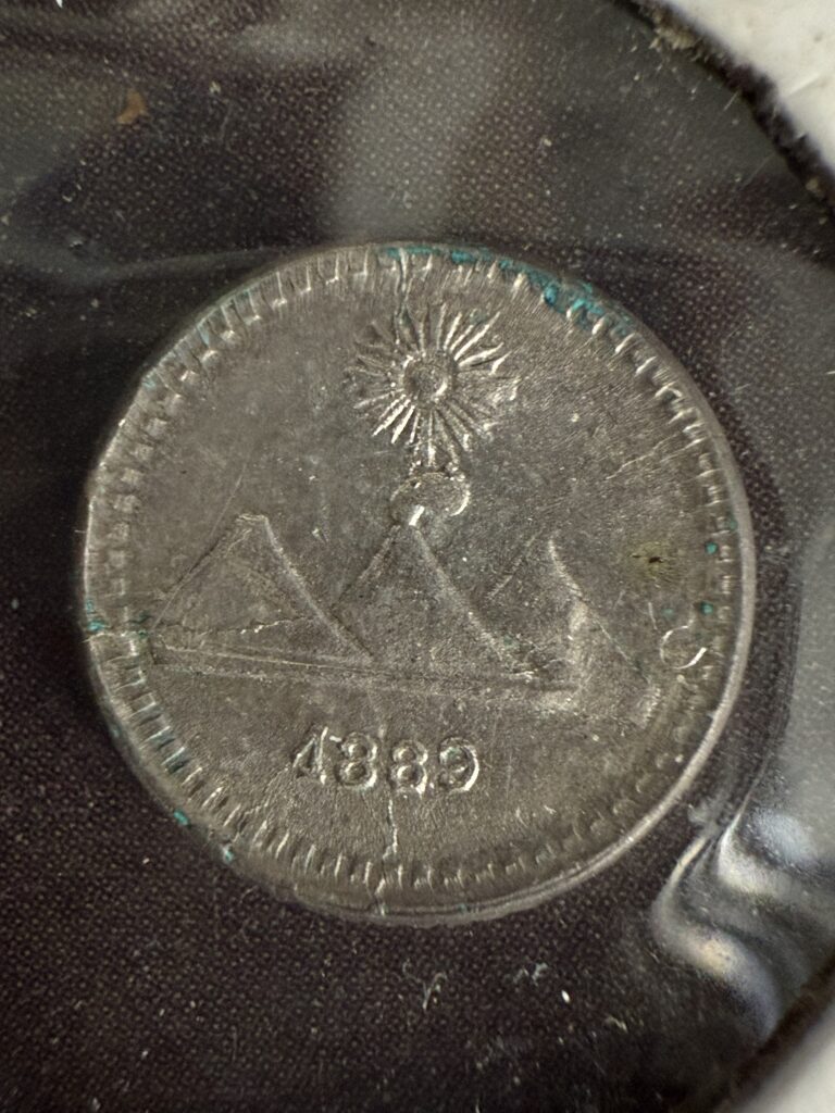 Ofertas 🔥 98 1/4 de Real Guatemala 1889 Plata .835 1.1cm 0.76gr