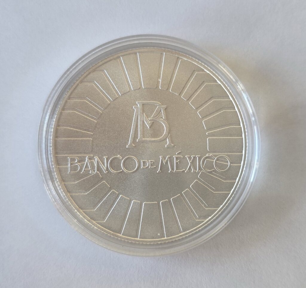 Ofertas 🔥 119 1 Onza Plata Pura .999 1994-2024 30 Aniversario Autonomía del Banco de México