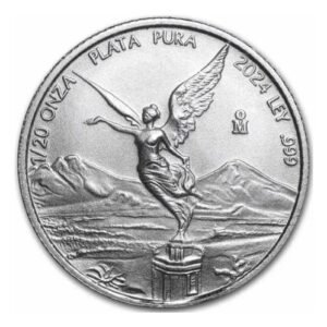 1/20 Onza Libertad 2024 Plata Pura .999 México