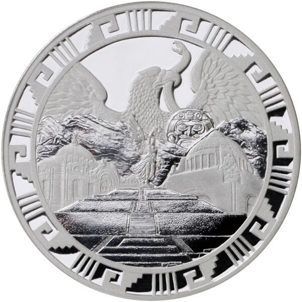 1 Kilo Plata Pura .999 Elementos Mexicanos Mo. UNC - Image 4