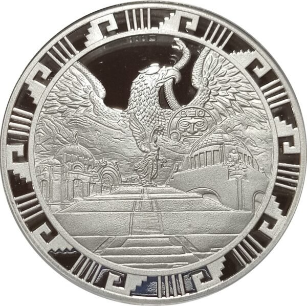 1 Onza Plata .999 Pura Elementos Mexicanos Mo. - Image 3