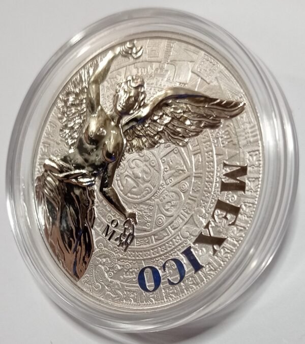 1 Onza Plata .999 Pura Elementos Mexicanos Mo. - Image 2