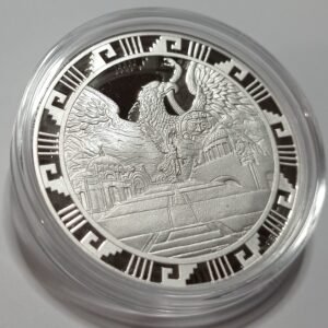 1 Onza Plata .999 Pura Elementos Mexicanos Mo.