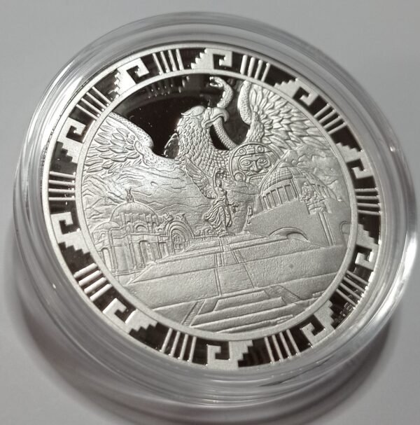 1 Onza Plata .999 Pura Elementos Mexicanos Mo.