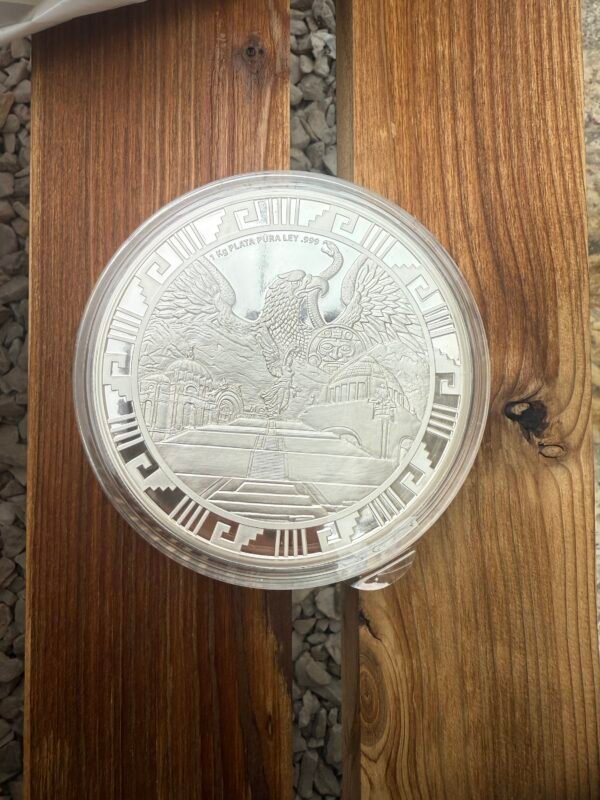 1 Kilo Plata Pura .999 Elementos Mexicanos Mo. UNC - Image 3