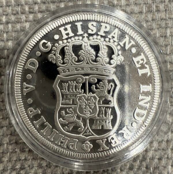1 Onza Proof 8 Reales Columnaria 1732 UNC - Image 2