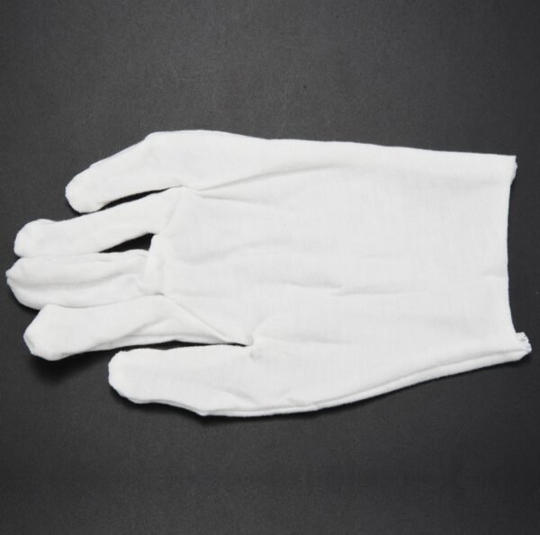 Guantes Blanco Algodón Unitalla Un Par - Image 4