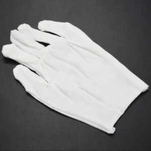 Guantes Blanco Algodón Unitalla Un Par