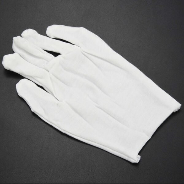 Guantes Blanco Algodón Unitalla Un Par