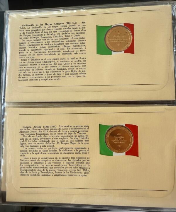 Álbum Epopeya Mexicana Plata .999 25 Sobres Franklin Mint - Image 27