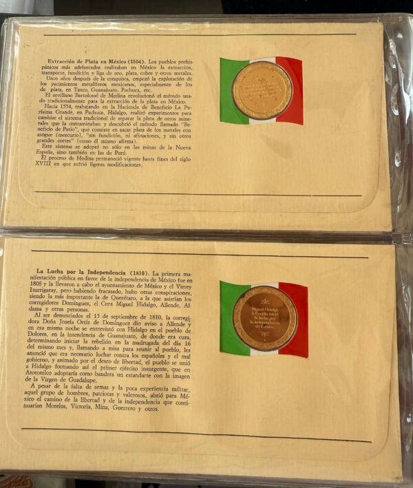 Álbum Epopeya Mexicana Plata .999 25 Sobres Franklin Mint - Image 20
