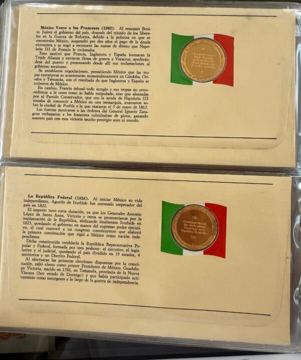 Álbum Epopeya Mexicana Plata .999 25 Sobres Franklin Mint - Image 15