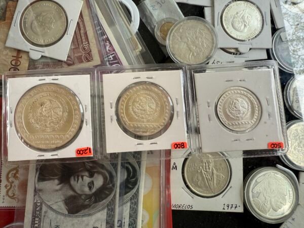 Lote Guerrero Águila 1992 $100 $50 y $25 Pesos 1 Oz., 1/2 Oz. y 1/4 Oz Plata UNC - Image 3