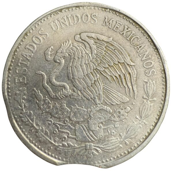 $20 Pesos Cultura Maya 1984 | ERROR Clipped Planchet Raro - Image 2