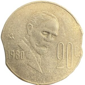 20 Centavos 1980 México | ERROR