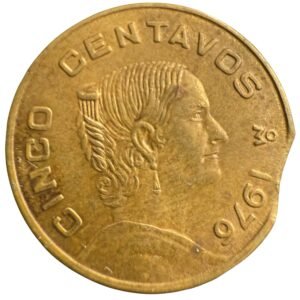 5 Centavos 1976 Josefa Ortiz de Domínguez | ERROR