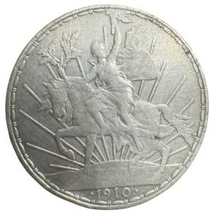 Un Peso Caballito 1910 Plata | Moneda Histórica de México