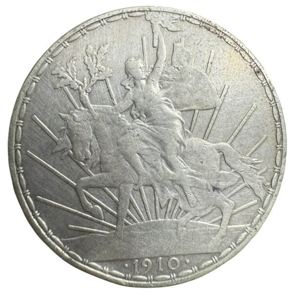 Un Peso Caballito 1910 Plata | Moneda Histórica de México