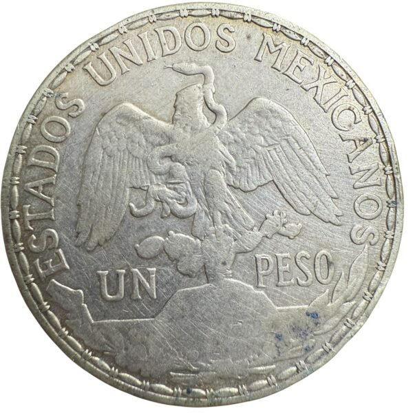 Un Peso Caballito 1910 Plata | Moneda Histórica de México - Image 2