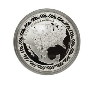1 Onza Ruta de la Mariposa Monarca 2024 Plata Ley .999 🦋