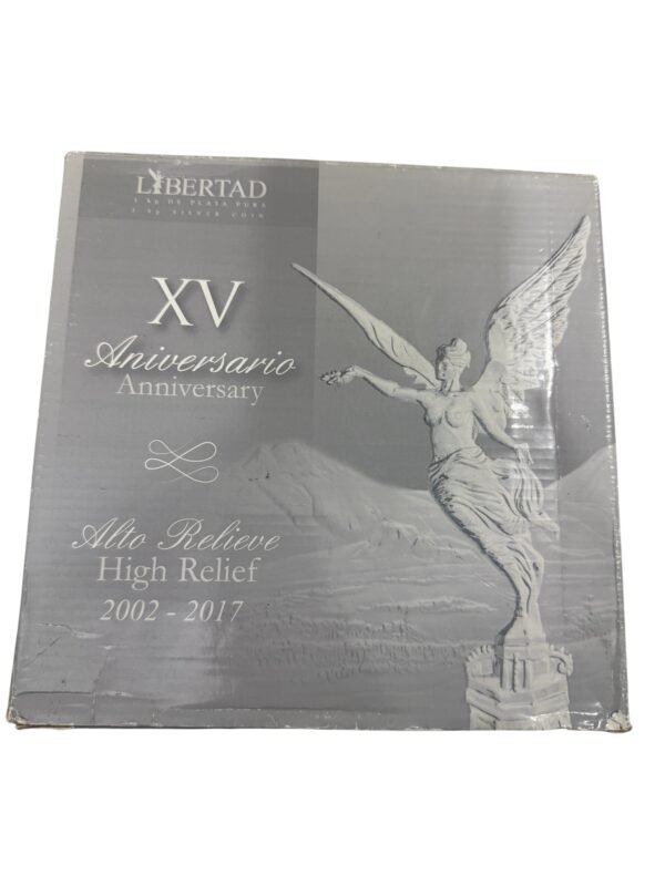 Set 1 Kilo Libertad 2017 Alto Relieve 15 Aniversarios 1/1000 | Rara - Image 5