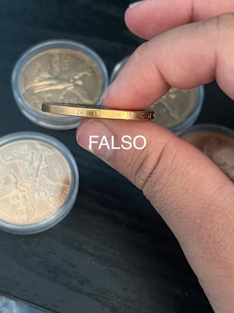 Moneda Falsa de Centenario 50 Pesos 37.5Gr Oro Puro 1821 1921 ¿Cómo identificarla? 12 78ac921a 6586 47cb a1b4 67addf52ae23