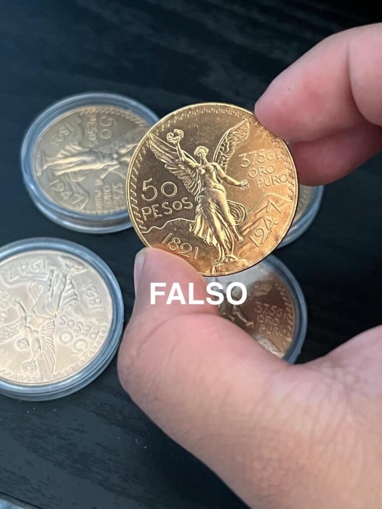 Moneda Falsa de Centenario 50 Pesos 37.5Gr Oro Puro 1821 1921 ¿Cómo identificarla? 11 96e9679c c764 48dc 9c40 4160a4769954