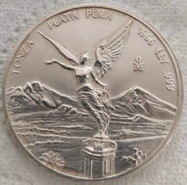 Onza Libertad 1996 Plata Pura .999