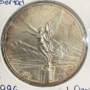 Onza Libertad 1996 Plata Pura .999 Mo.