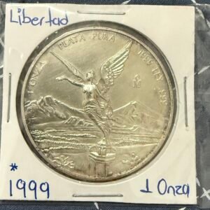 Onza Libertad 1999 Plata Pura .999 Fecha Clave Rara