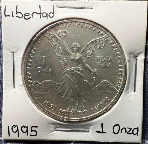Onza Libertad 1995 Plata Pura .999 México