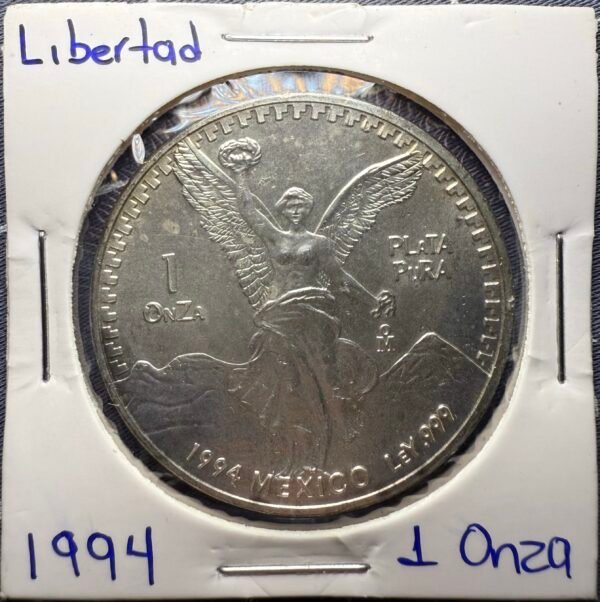 Onza Libertad Año 1994 Plata Pura .999 400,000 Tiraje México