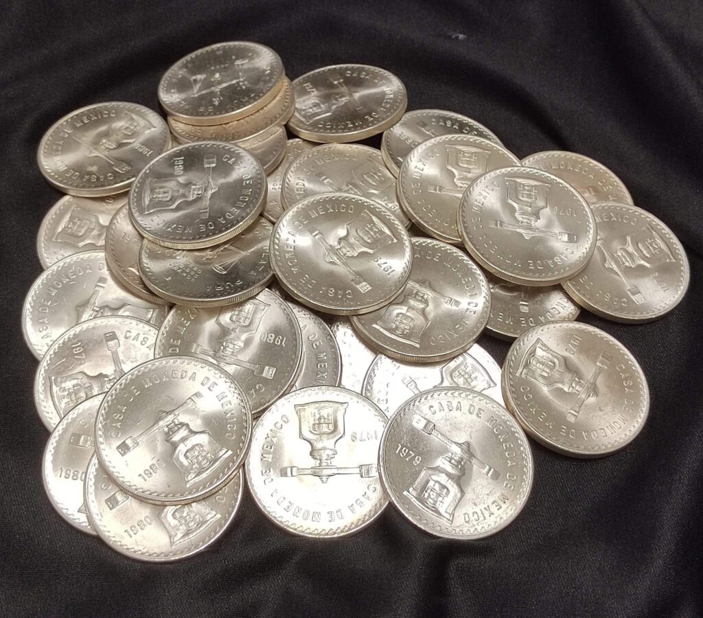 Ofertas 🔥 48 1 Kilo de Monedas de Plata Pura Ley .999 Surtido en Onzas 31.1gr