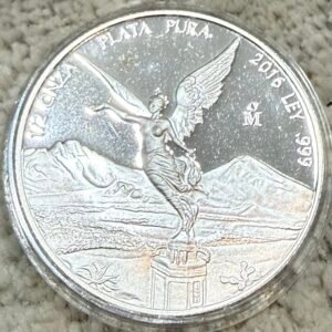 1/2 Onza Libertad Proof 2016 Plata Pura .999