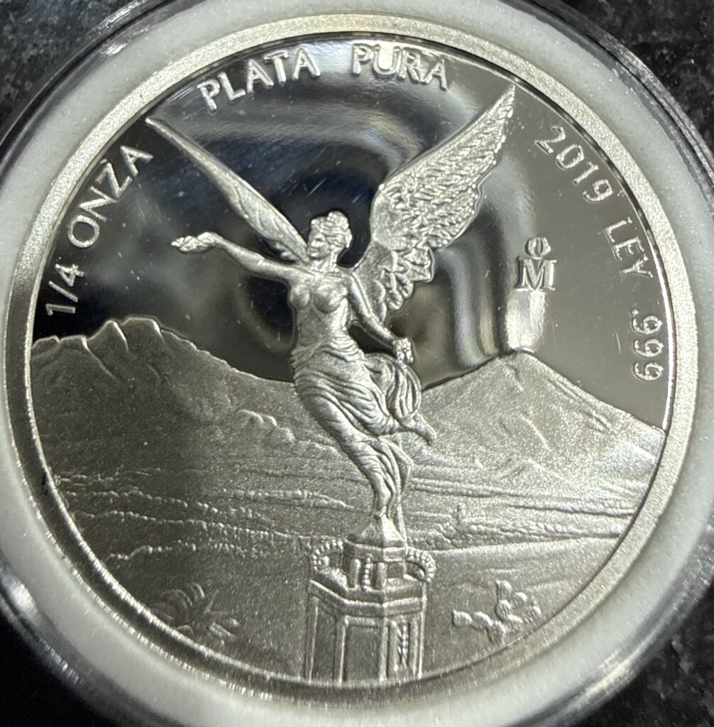 Ofertas 🔥 110 1/4 Onza Plata Fina .999 Libertad 2019 Proof