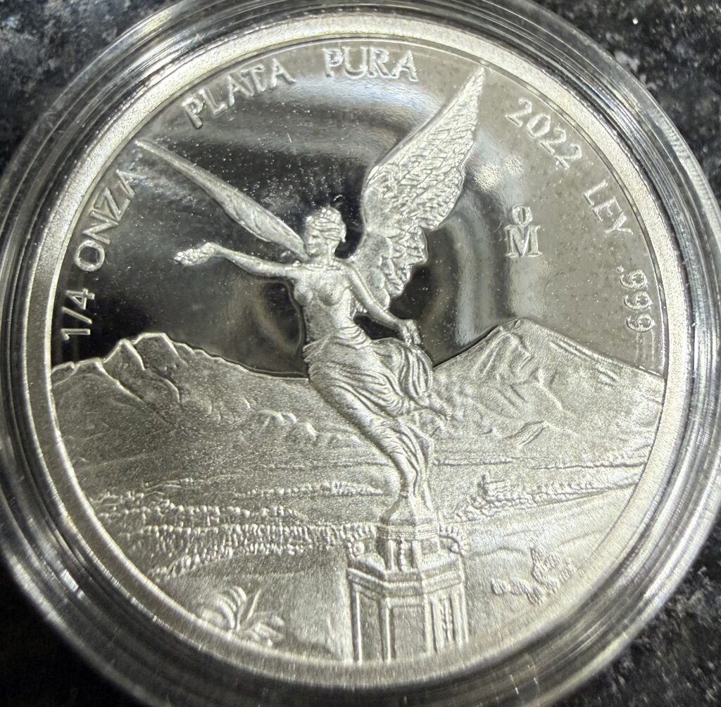 Ofertas 🔥 82 Cuarto de Onza Libertad 2022 Plata Pura Ley .999 Acabado Proof México