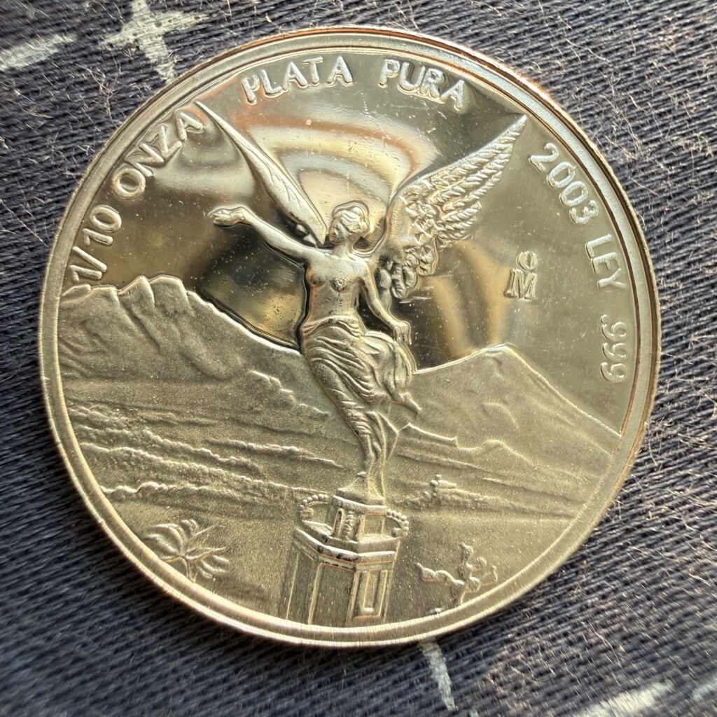 Ofertas 🔥 76 1/10 Onza Libertad Proof Plata Pura Año 2003