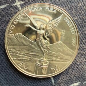 1/10 Onza Libertad Proof Plata Pura Año 2003