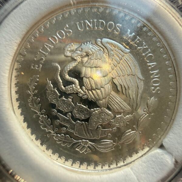1/10 Onza Libertad 2007 Acabado Proof Plata Pura Ley .999 Mexico - Image 2
