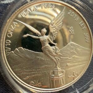 1/10 Onza Libertad Acabado Proof 2013 Plata Pura .999