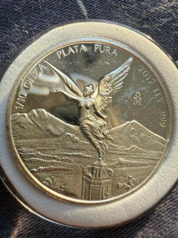 1/10 Onza Libertad Proof 2017 Plata Pura