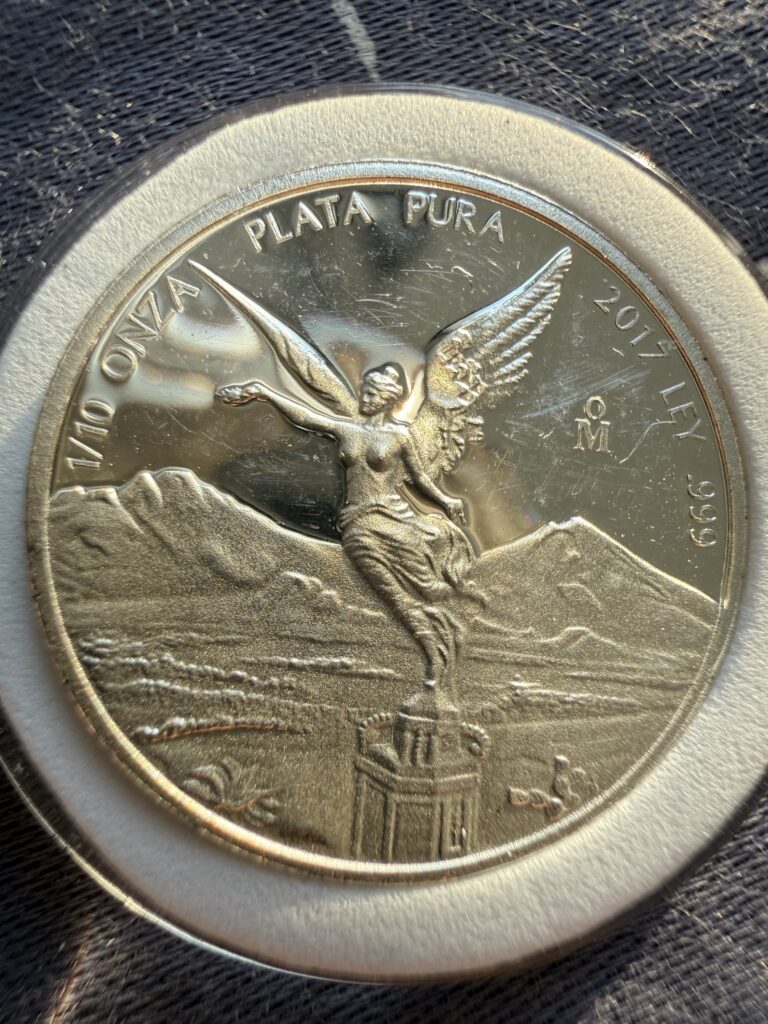 1/10 Onza Libertad Proof 2017 Plata Pura