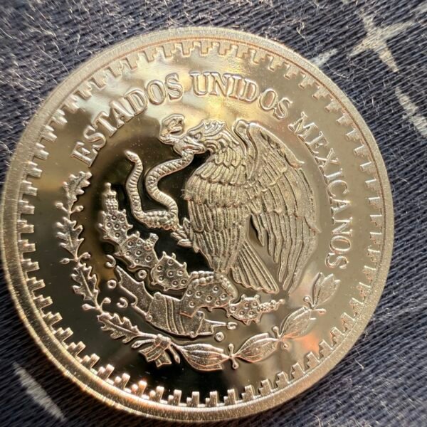 1/10 Onza Libertad 2022 Acabado Espejo México Plata - Image 2
