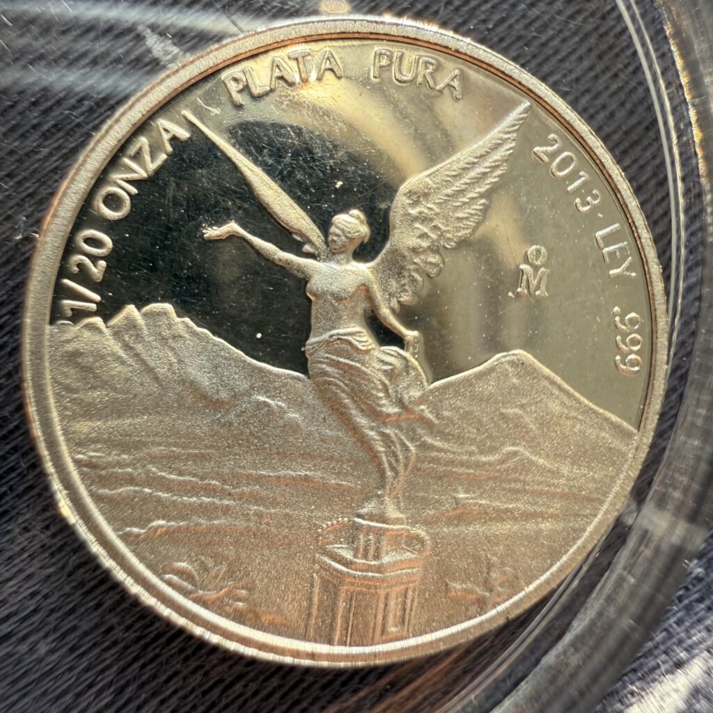 Ofertas 🔥 56 1/20 Onza Libertad Proof 2013 México Plata .999