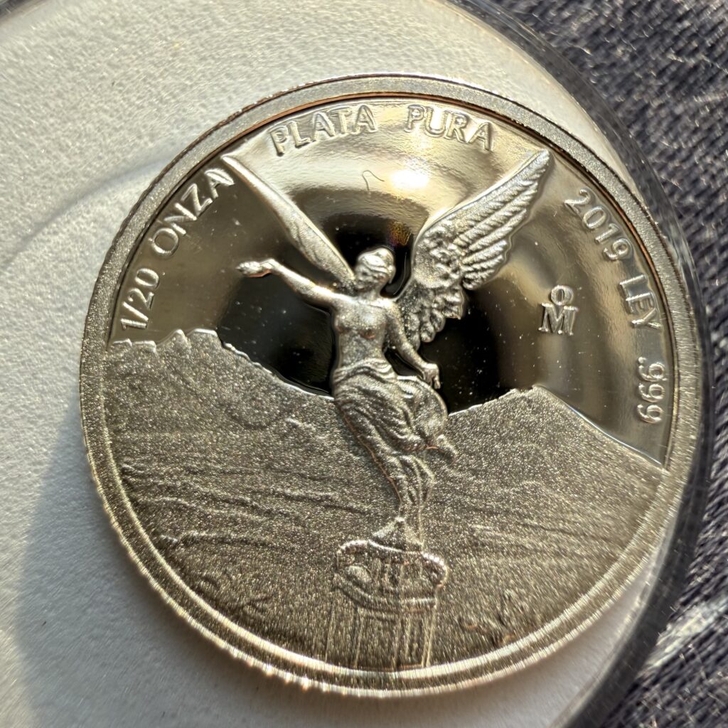 Ofertas 🔥 39 1/20 Onza Libertad Plata Proof 2019 México