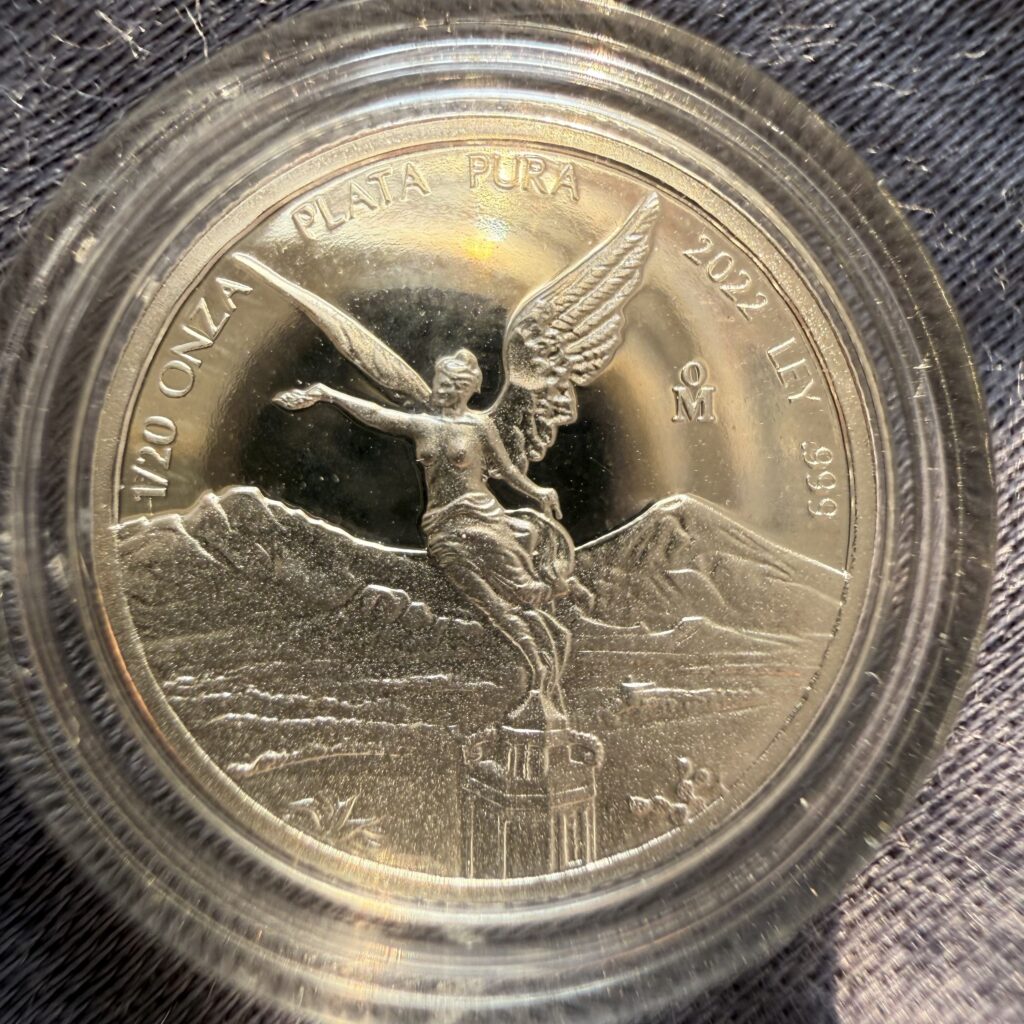 Ofertas 🔥 78 1/20 Onza Libertas Proof Año 2022 México Plata