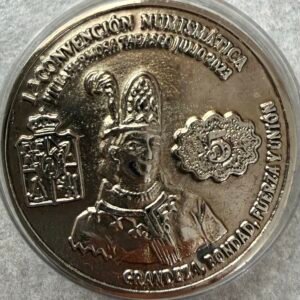 Medalla 1a Convención Numismatica de Tabasco, 2023